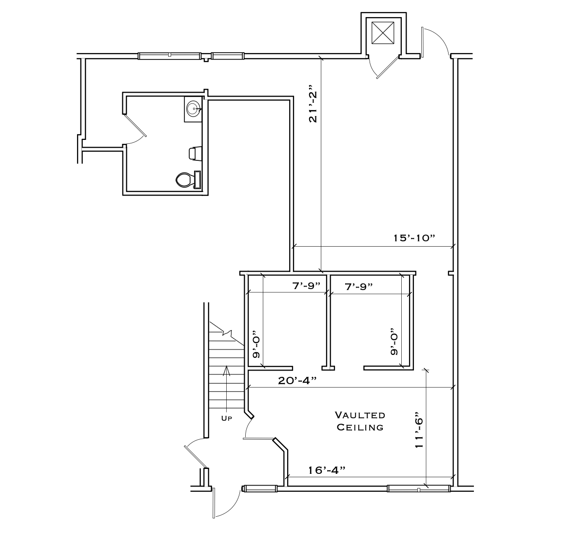 Twin Ponds Executive Campus - Floor Plan 603A - 1,035 square feet